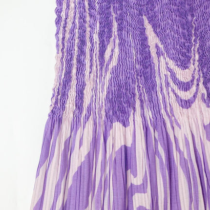 Evening Dress – Printed Design – Sleeveless Maxi – Elegant Romantic Style