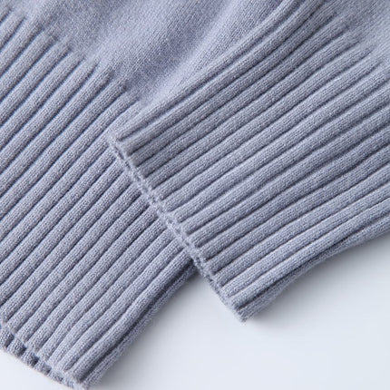 Pullover Sweater – Mock Neck – Ruffle Trim – Elegant Everyday Style