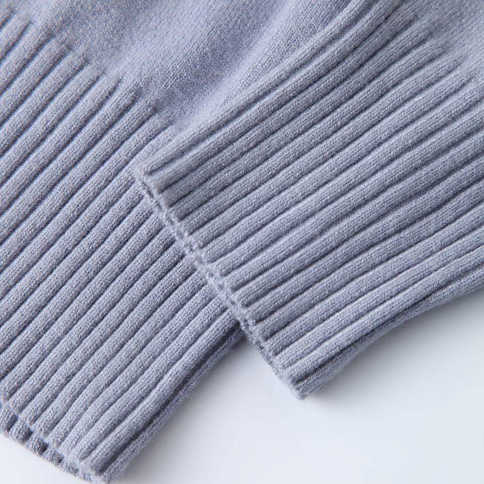 Pullover Sweater – Mock Neck – Ruffle Trim – Elegant Everyday Style