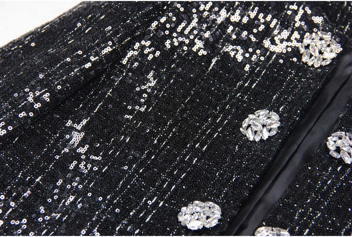 Livia Van Hoef Embellished Tweed Jacket