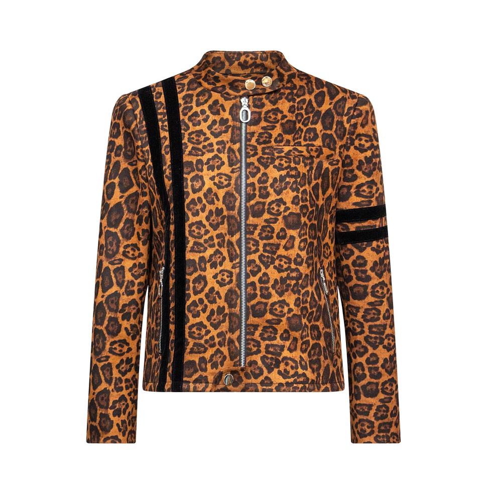 Jacket – Faux Suede Leopard Print – Y2K Streetwear – Luxury Fall Style