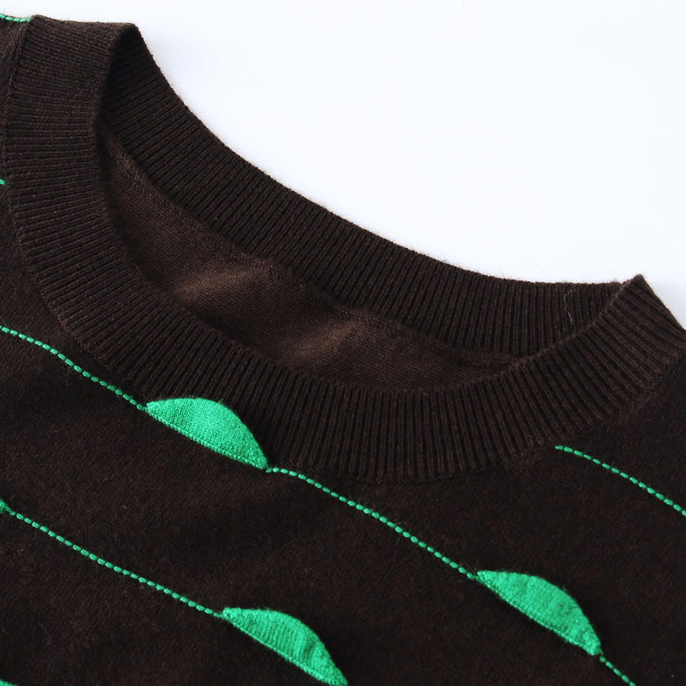 Pullover Sweater – Glow in the Dark – Green Glitter Knit – Casual Chic Style