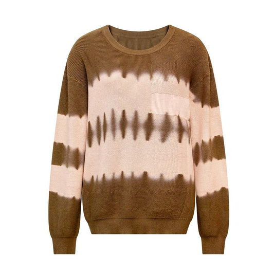 Sweater – Y2K Tie-Dye – Round Neck – Vintage Punk Art Style