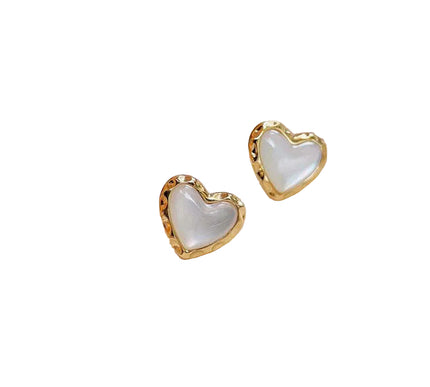 18 Karat Solid Gold Golden Pearl Earrings With Diamond And Sapphire