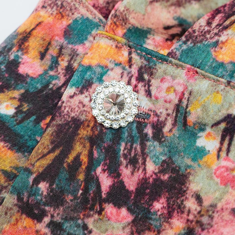 Casual Dress – Bohemian Floral Print – Long Sleeve – Retro Chic Style