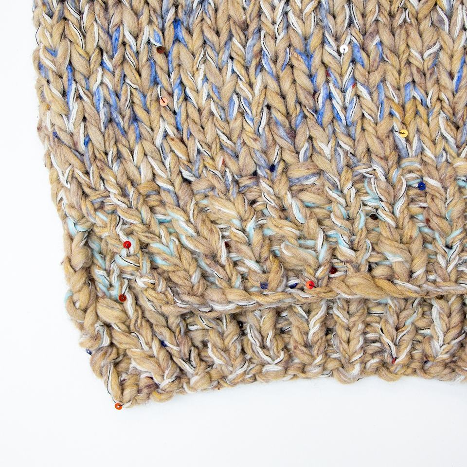 Cardigan Sweater – V-Neck Design – Front Button Closure – Chunky Cable Knit