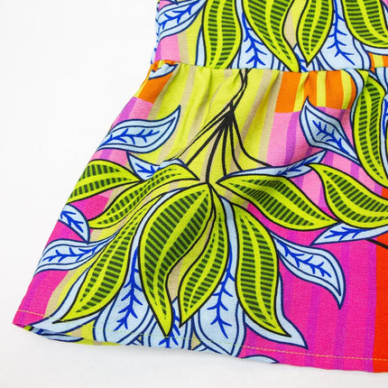 Midi Dress – Floral Print – Sleeveless V-Neck – Casual Beach Style