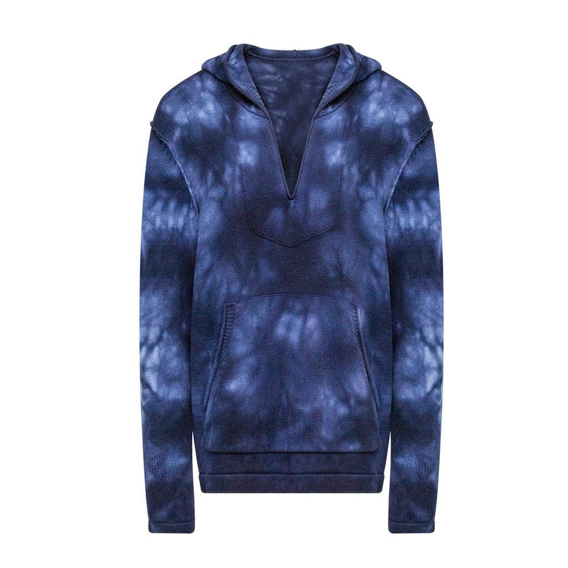 Hoodie – Waffle Knit Oversized – Designer Streetwear – Luxury Fall Style