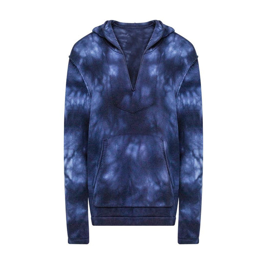 Hoodie – Waffle Knit Oversized – Designer Streetwear – Luxury Fall Style