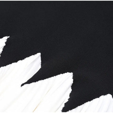 Noelle Van Hoef Knit And Pleated Mini Dress