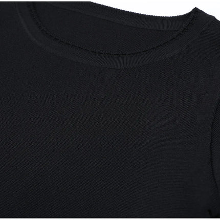 Noelle Van Hoef Knit And Pleated Mini Dress