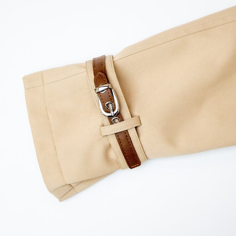 Trenchcoat – Beige Designer Style – Belted Waist – Classic Fall Look