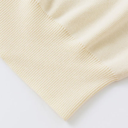 Pullover Sweater – Embroidered Design – Round Neckline – Elegant Everyday Style