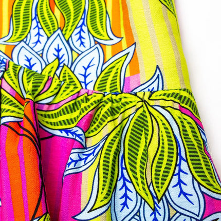 Midi Dress – Floral Print – Sleeveless V-Neck – Casual Beach Style