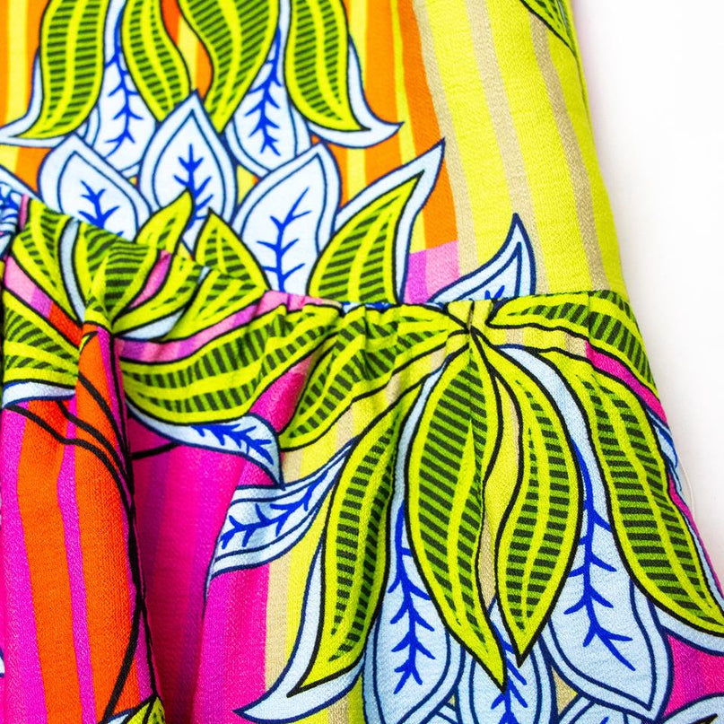 Midi Dress – Floral Print – Sleeveless V-Neck – Casual Beach Style