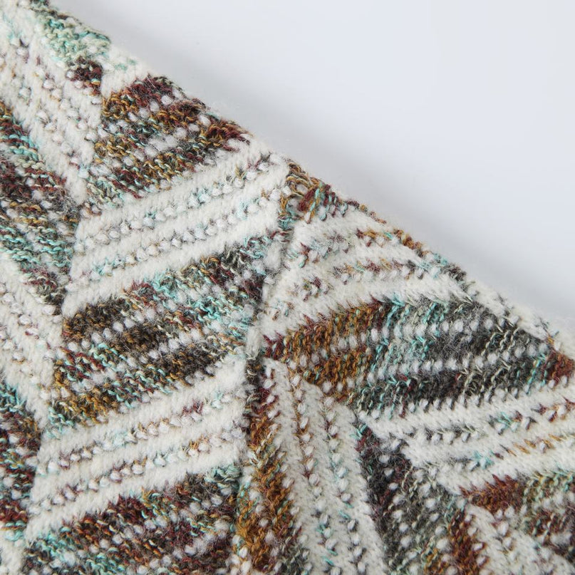 Pullover Sweater – 100% Cotton – Herringbone Pattern – High Street Style