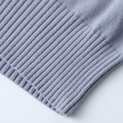 Pullover Sweater – Mock Neck – Ruffle Trim – Elegant Everyday Style
