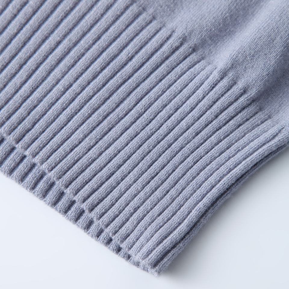 Pullover Sweater – Mock Neck – Ruffle Trim – Elegant Everyday Style