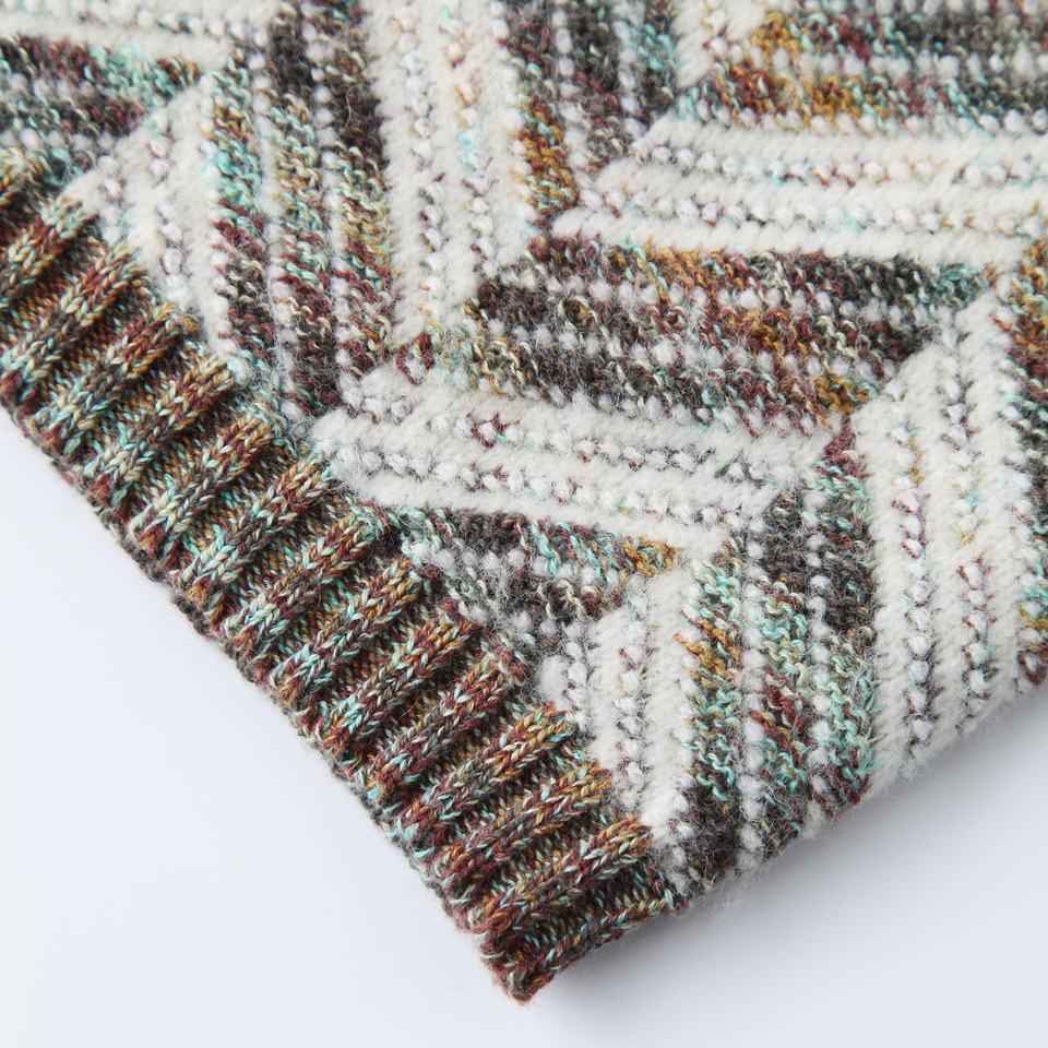 Pullover Sweater – 100% Cotton – Herringbone Pattern – High Street Style