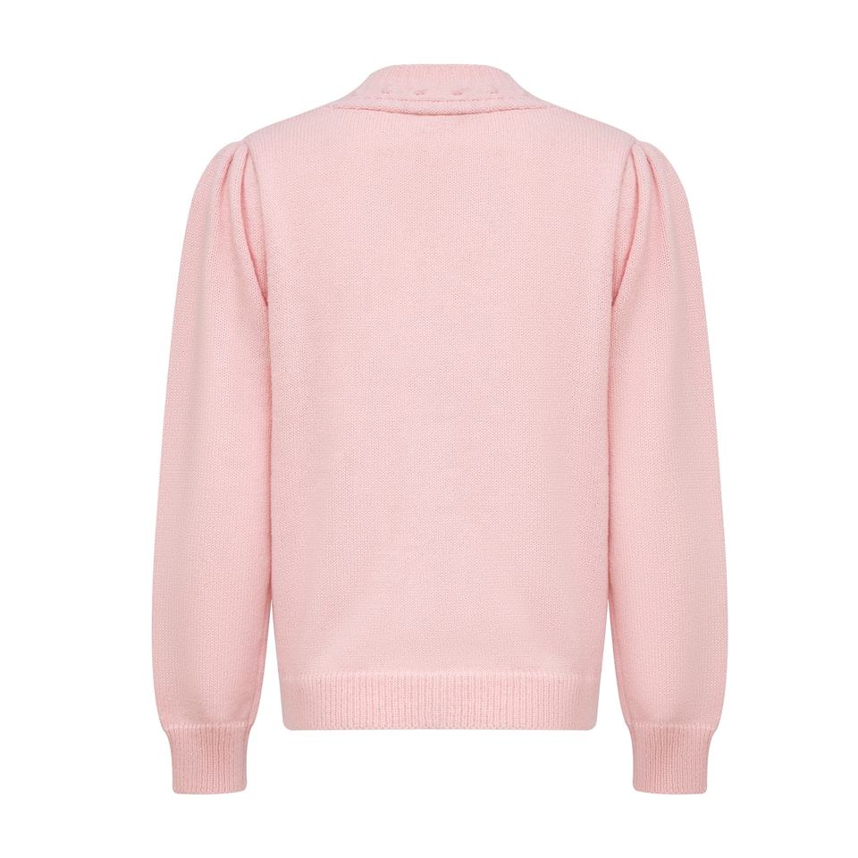 Knit Cardigan – Pearl Button Design – V-Neck – Vintage Feminine Style