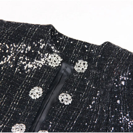 Livia Van Hoef Embellished Tweed Jacket