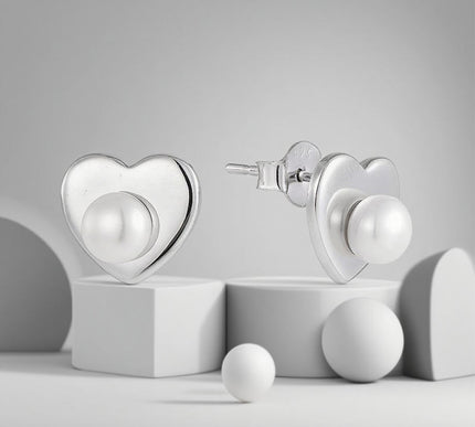 925 Sterling Silver Freshwater Pearl Stud Earrings