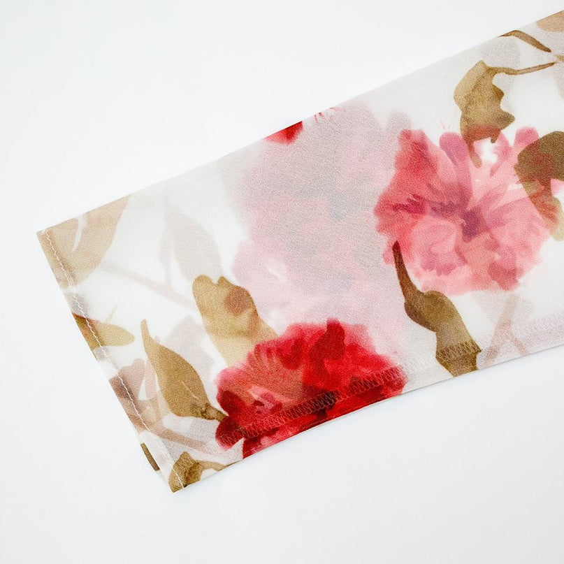 Slim Fit Dress – Backless Design – Floral Print – European Chic Style