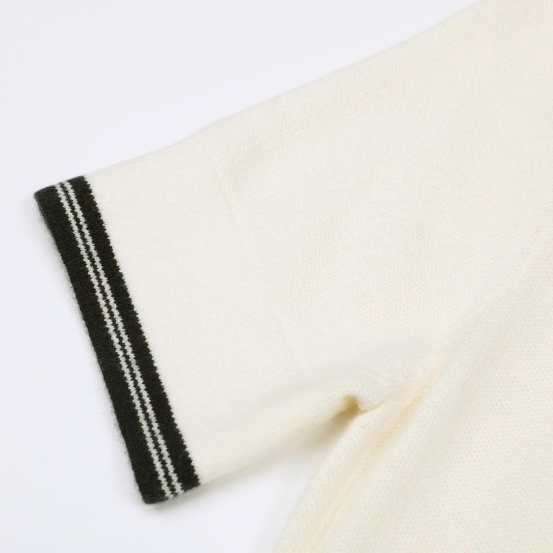 Zoe Van Hoef Contrast-Trim Polo Knit Dress