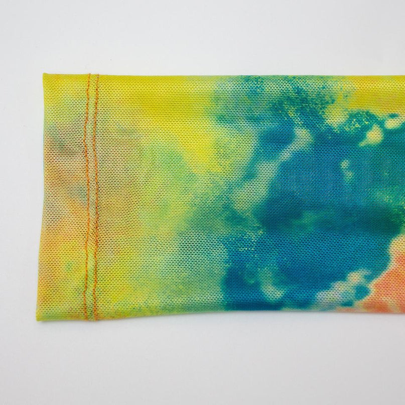 Bodycon Dress – Off Shoulder Design – Long Sleeve – Tie Dye Print