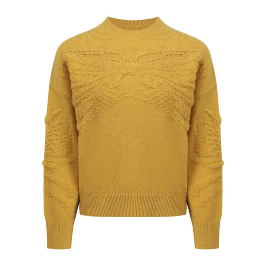 Pullover Sweater – Vintage Crewneck – Embroidery Detail – Classic Style