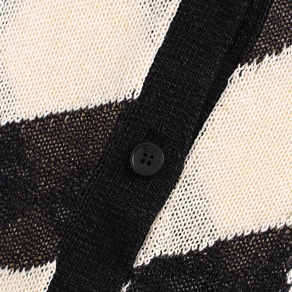 Sweater Top – Argyle Boho Design – Color Block Pattern – Chic Fall Style