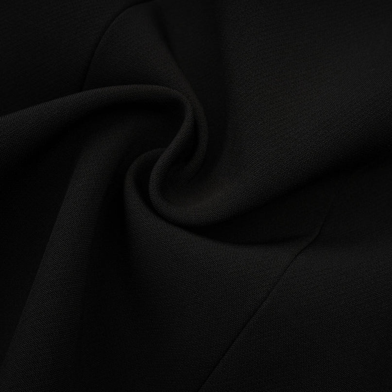 A black blazer with a bowknot detail and cutout design named Justine