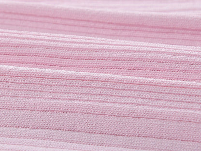 A - Line Polo Dress with Button Detail & Pockets - Pink