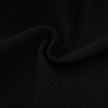 A long black maxi dress adorned with crystal embellishments named Imelda