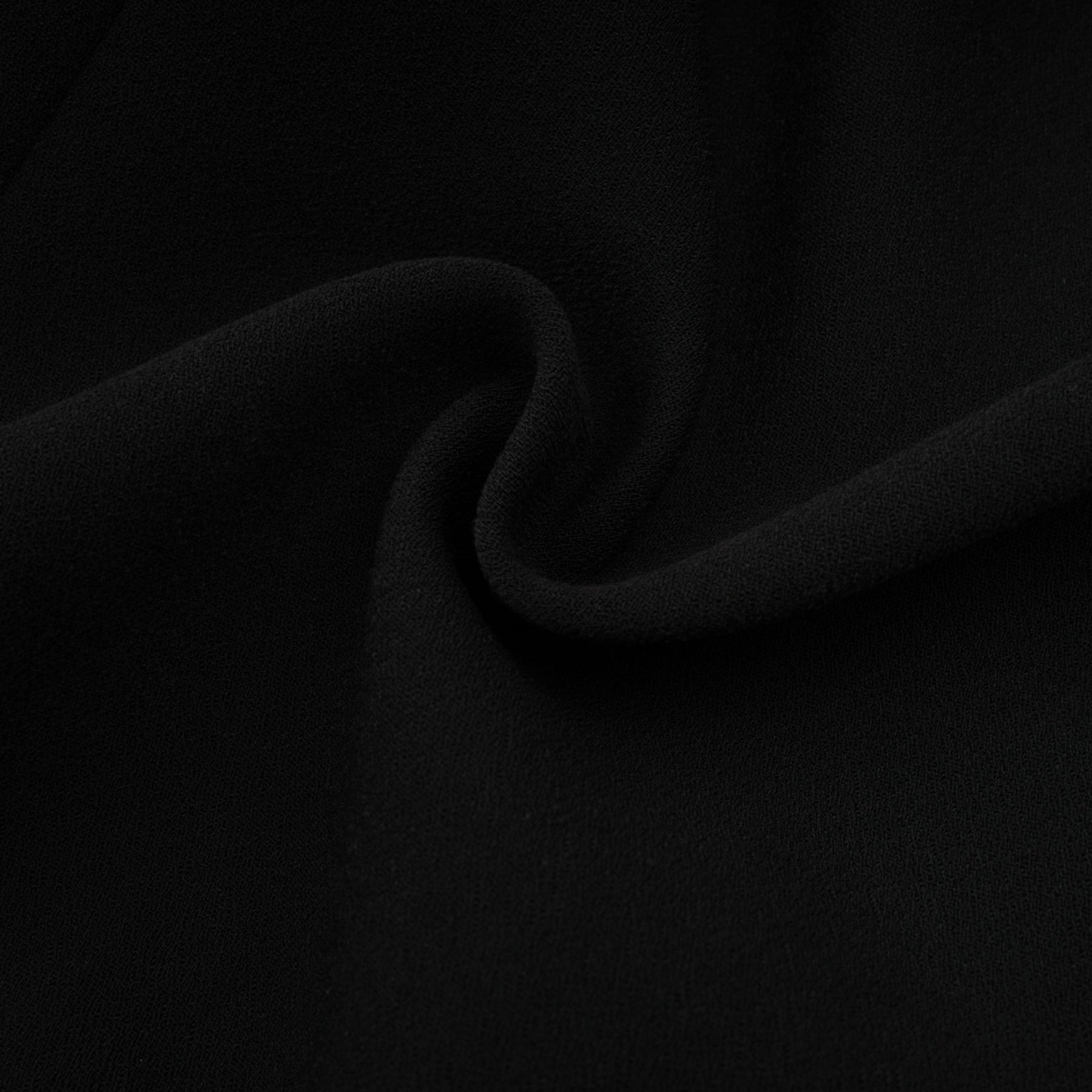 A long black maxi dress adorned with crystal embellishments named Imelda
