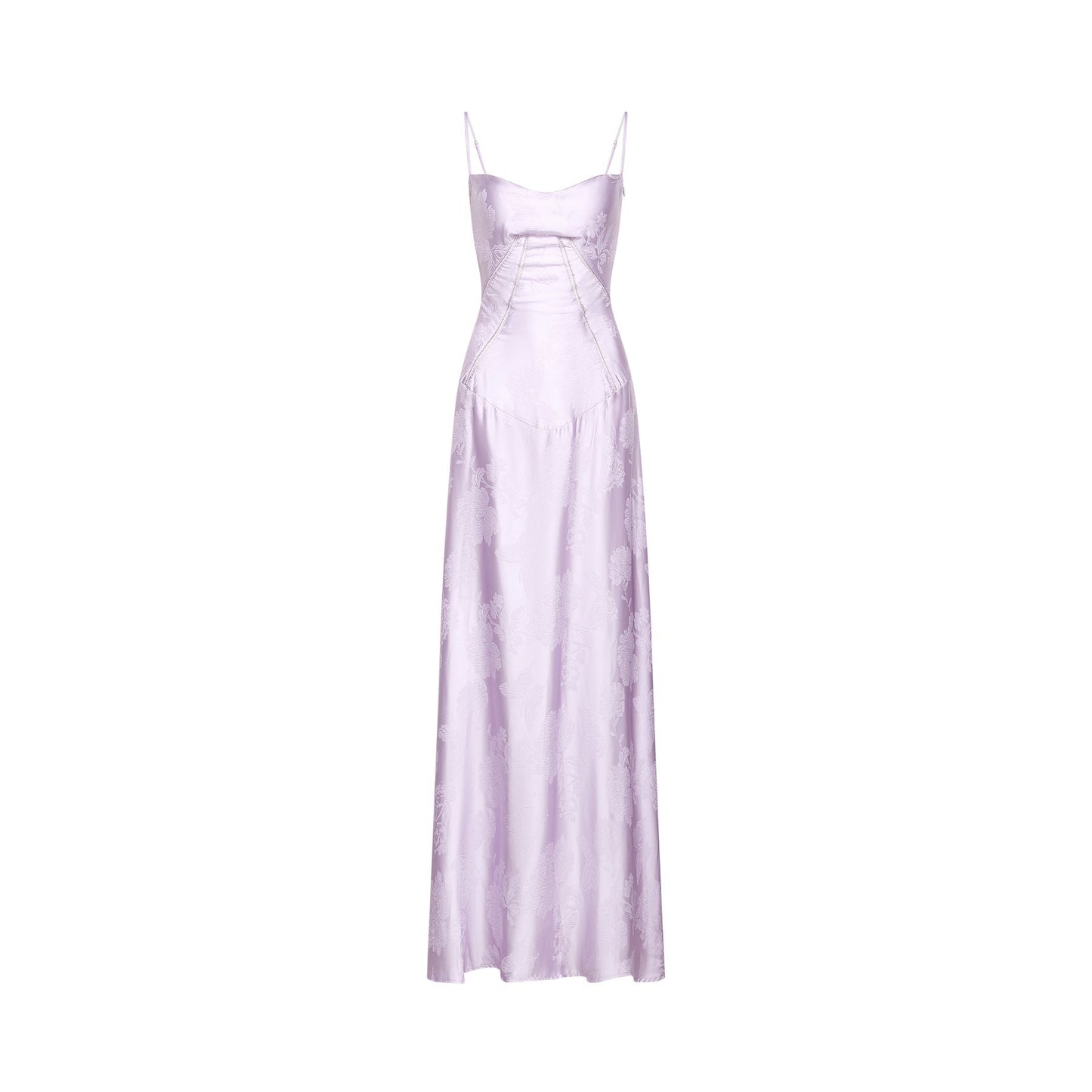 Graceful evening dress with a sleek silhouette
