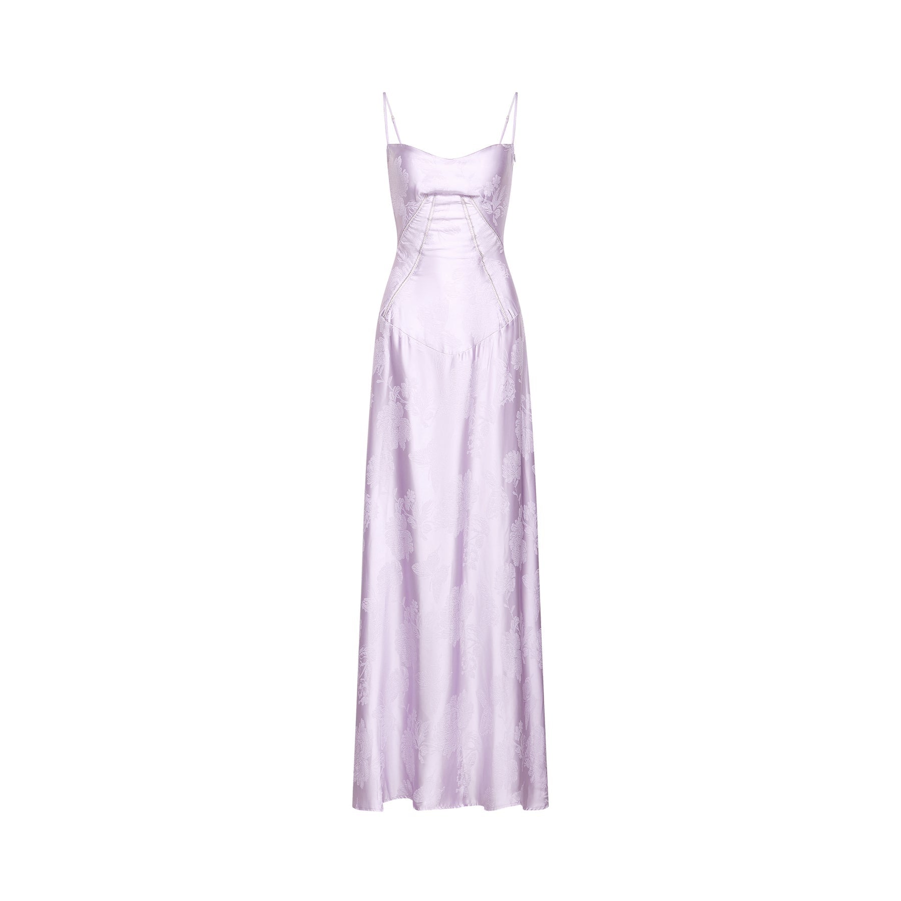 Graceful evening dress with a sleek silhouette