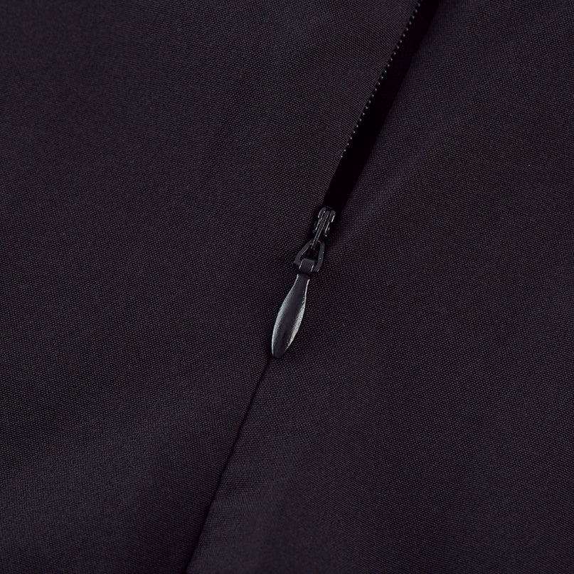 A long plisse pleated maxi dress in contrasting colors named Sofie