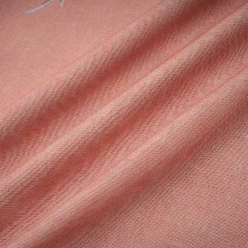 A pink midi dress with a floral print pattern and Vneckline called Sidonie