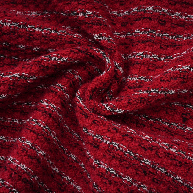 A short knit mini dress with a bow detail named Faustine