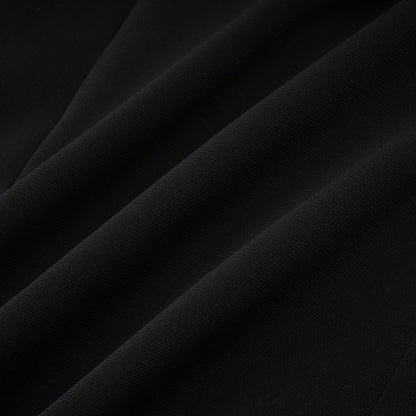 Black sleeveless dress with cutout design bowknot embellishment and straight hem thigh length rear zip closure made of 65% viscose and 35% polyamide