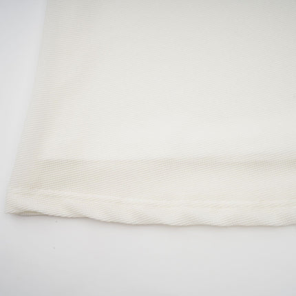 A white knit maxi dress with glittered floral appliques named Wanda