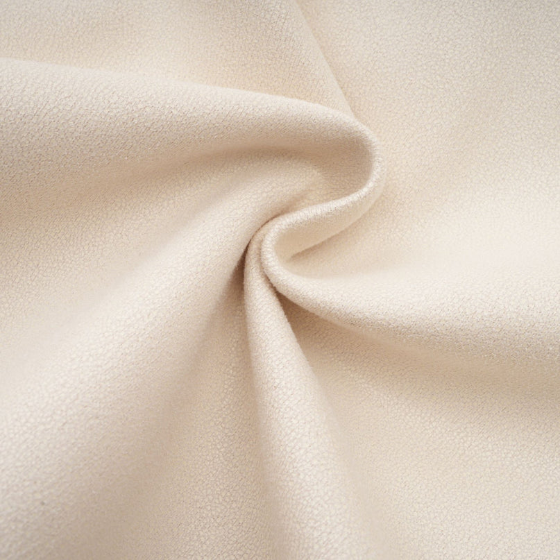 A white short coat made of suede with fur padding Cecile brand