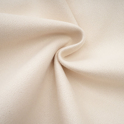 A white short coat made of suede with fur padding Cecile brand