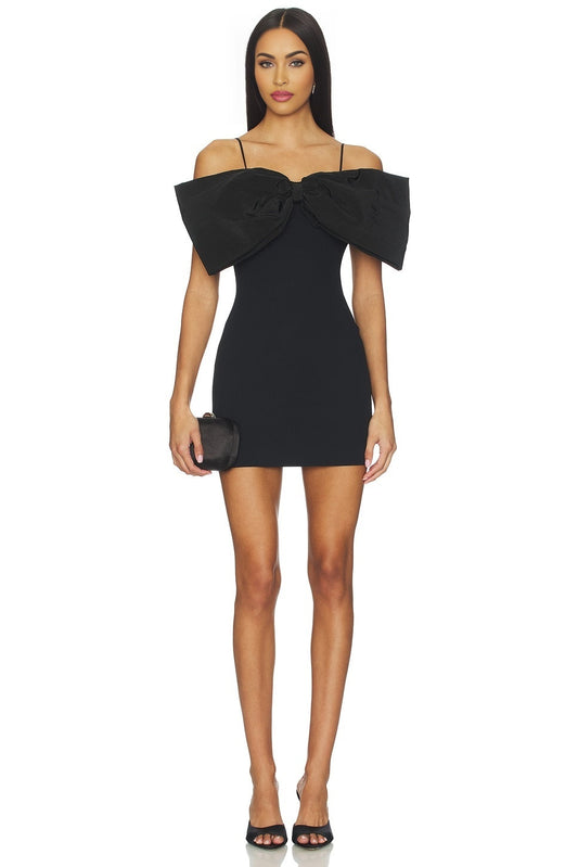 Oversized Bow Mini Dress David Koma