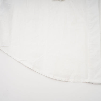 Adelaide White 3D Floral Embellishment Cut Out Shirt