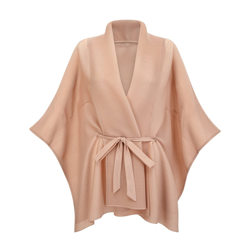 Adèle capedesign pleated top  skirt matching set