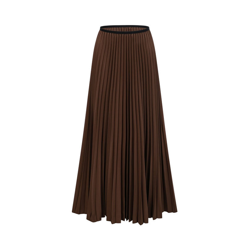 Adèle capedesign pleated top  skirt matching set