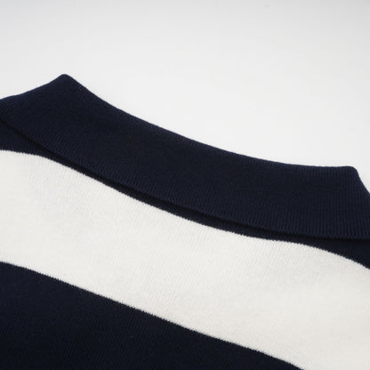 Adèle colorblock striped shirt