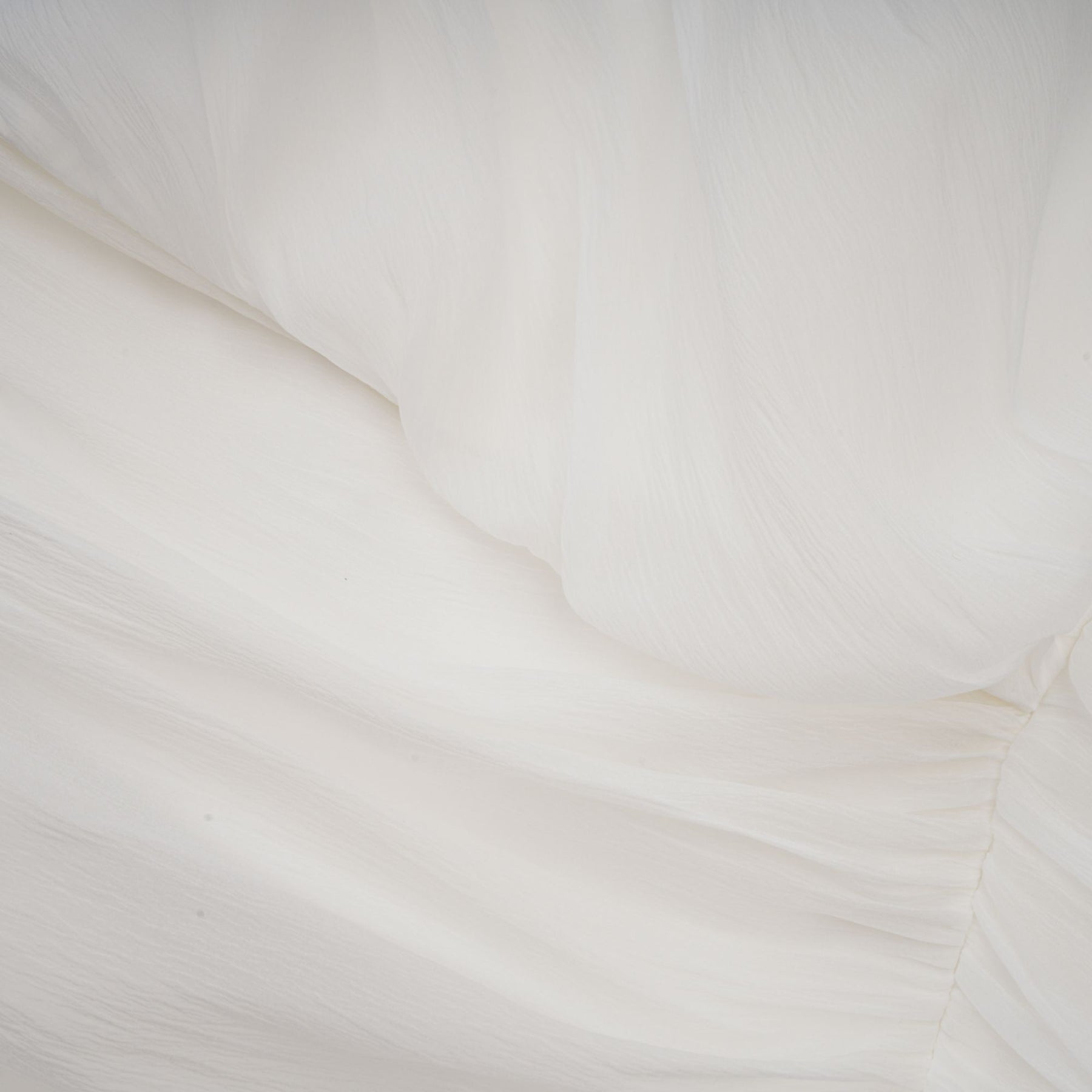 Adèle creased top  trousers matching set in White